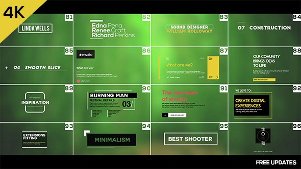 100 Simple Titles and Lowerthirds - Project for After Effects (Videohive)