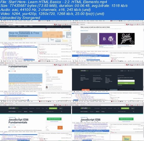 Tutsplus - Start Here: Learn HTML Basics
