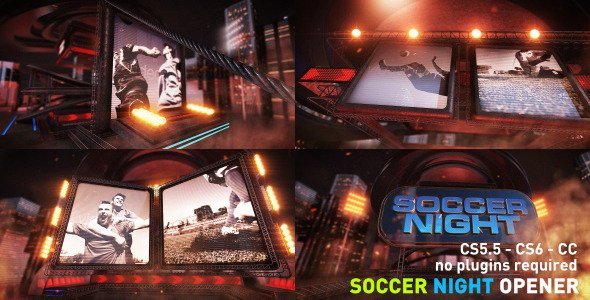 Soccer Night Opener - Project for After Effects (Videohive)