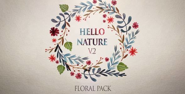 Hello Nature - Floral Pack v2 - Project for After Effects (Videohive)