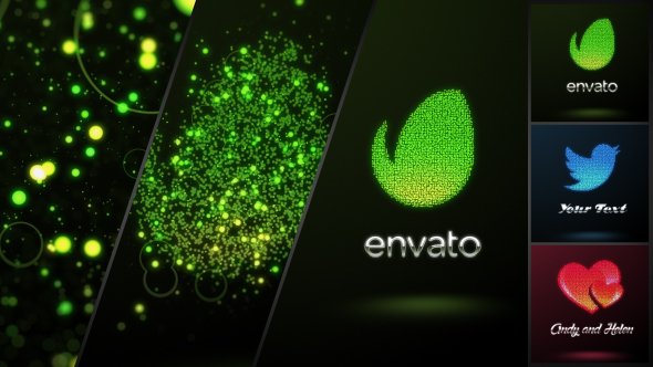 Glowing Dots Logo - Project for After Effects (Videohive)