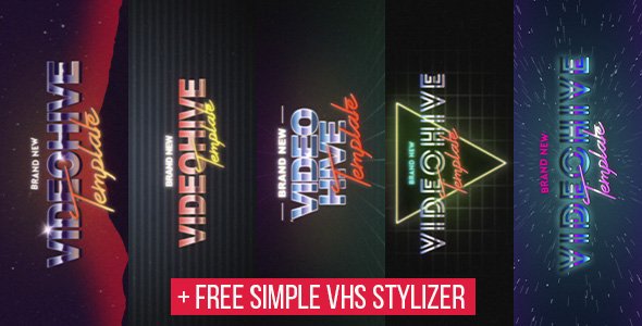 5 VHS Title Opener Pack - Project for After Effects (Videohive)