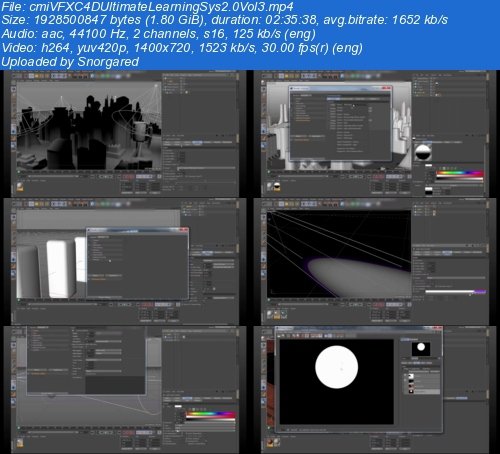 cmiVFX - Cinema 4D Ultimate Learning System 2.0 Volume 3: Rendering
