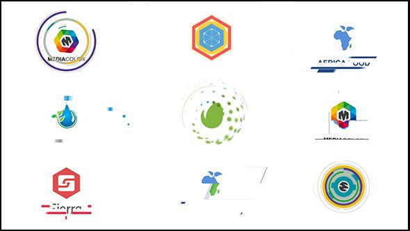 Flat Corporate Logos - Project for After Effects (Videohive)