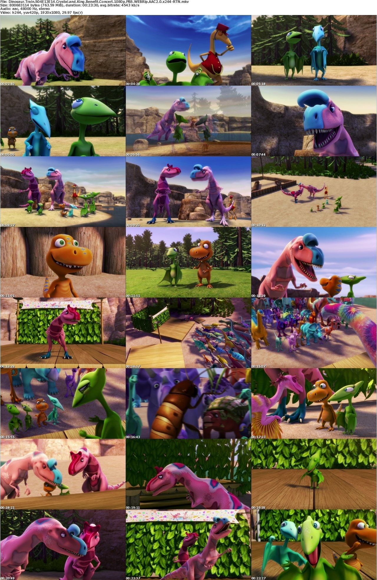 Download Dinosaur Train S04E13E14 Crystal And King Benefit Concert.