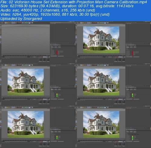 Cineversity - Victorian House Set Extension with Projection Man