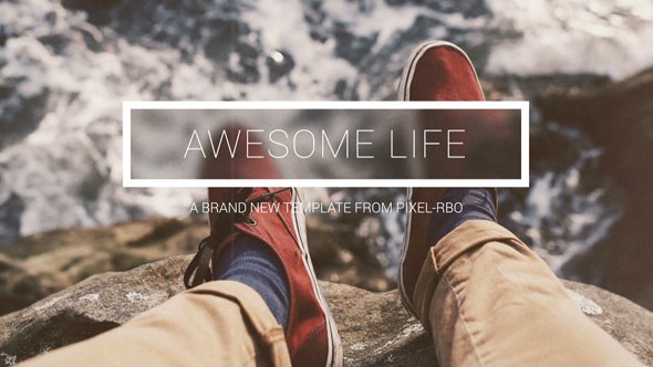 Awesome Life - Project for After Effects (Videohive)