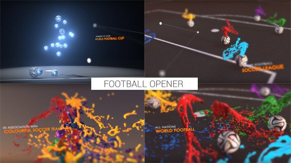 Colourful Football Opener - Project for After Effects (Videohive)