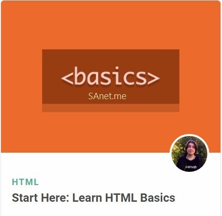 Tutsplus - Start Here: Learn HTML Basics