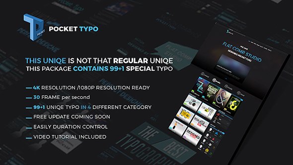 Pocket Typo - Motion Text Package - Project for After Effects (Videohive)