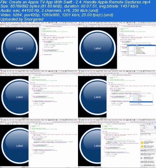Tuts+ Premium - Create an Apple TV App With Swift