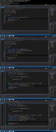 Learn C++ coding through interactive console applications