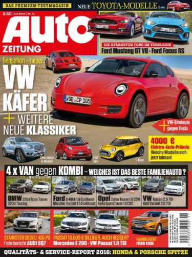 Auto Zeitung Nr.11 – 4 Mai 2016