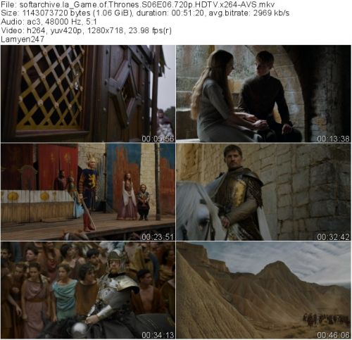 Game of Thrones S06E06 720p HDTV x264-AVS