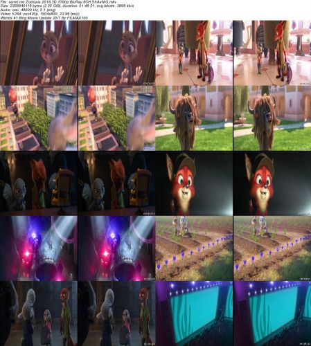 Zootopia 2016 3D 1080p BluRay 6CH ShAaNiG