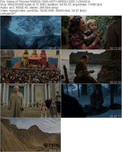 Game of Thrones S06E06 1080i HDTV MPEG2 DD5.1-CtrlHD