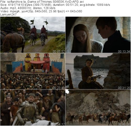 Game of Thrones S06E06 XviD-AFG