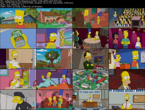 The Simpsons S27E21 720p HDTV x264-AVS