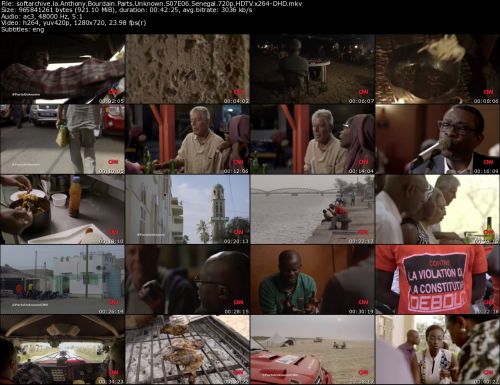 Anthony Bourdain Parts Unknown S07E06 Senegal 720p HDTV x264-DHD