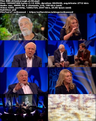 BBC - Attenborough at 90 (2016) 720p HDTV x264-C4TV