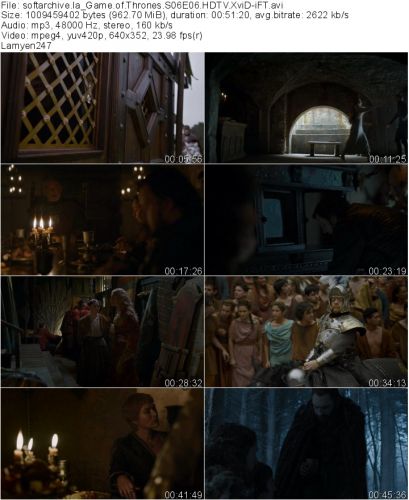 Game of Thrones S06E06 HDTV XviD-iFT