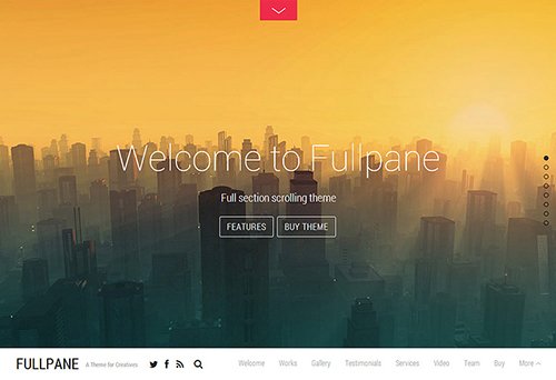 Themify - Fullpane v1.7.1 - WordPress Theme
