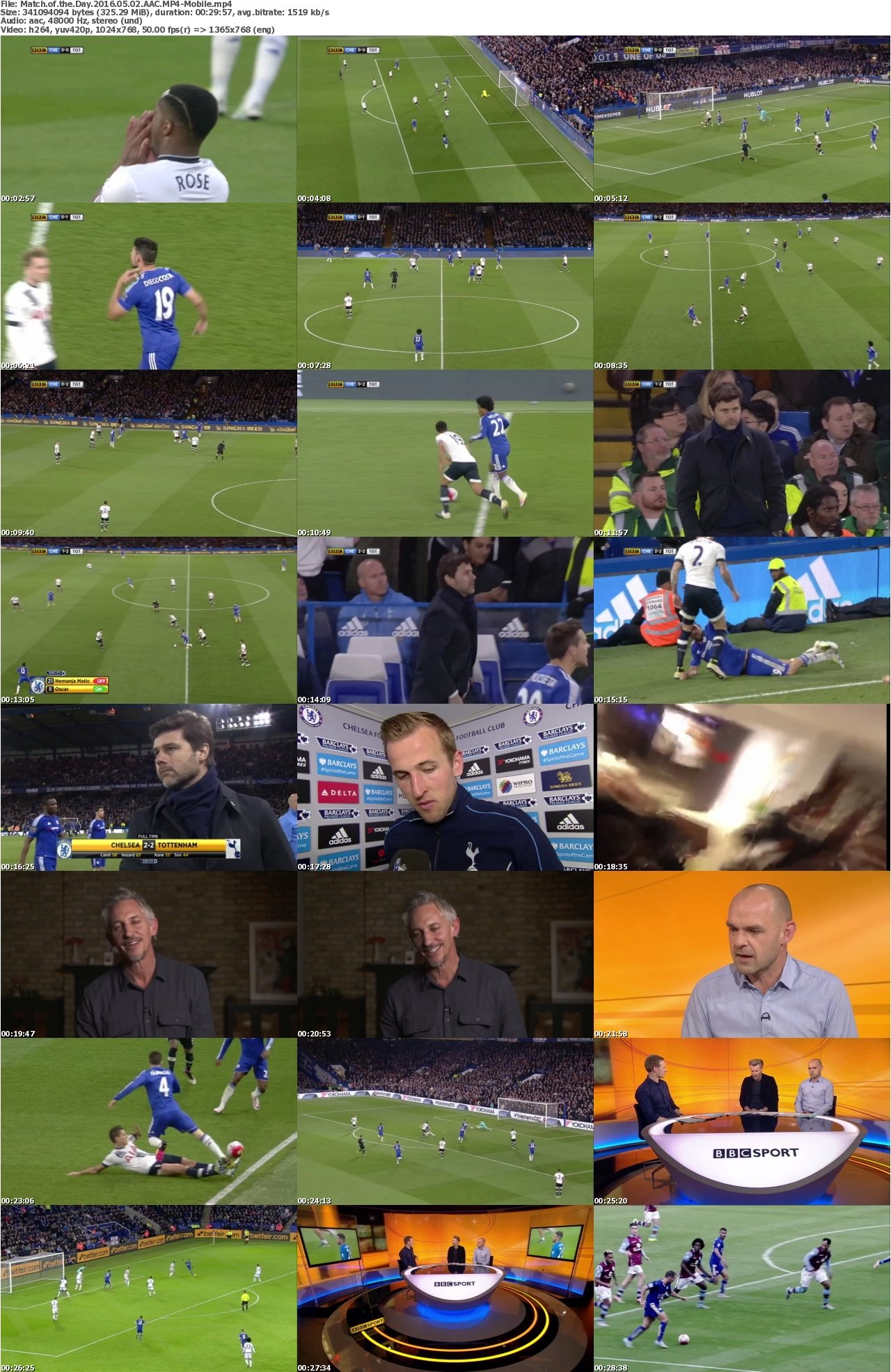 Match of the Day 2016 05 02 AAC MP4-Mobile