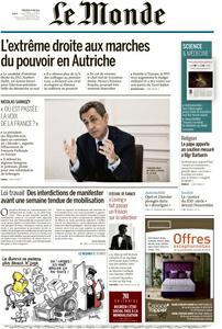 Le Monde du Mercredi 18 Mai 2016