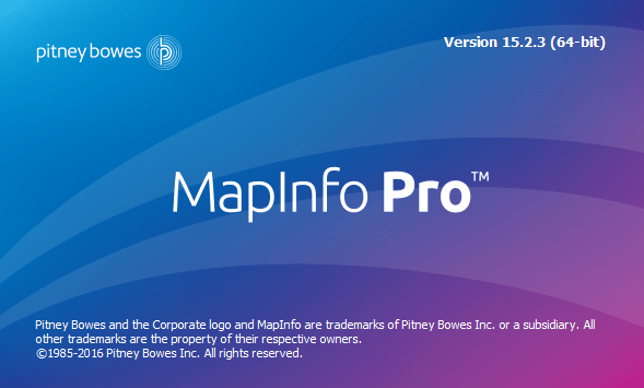 Portable Pitney Bowes MapInfo Pro 15.2.3 Build 401