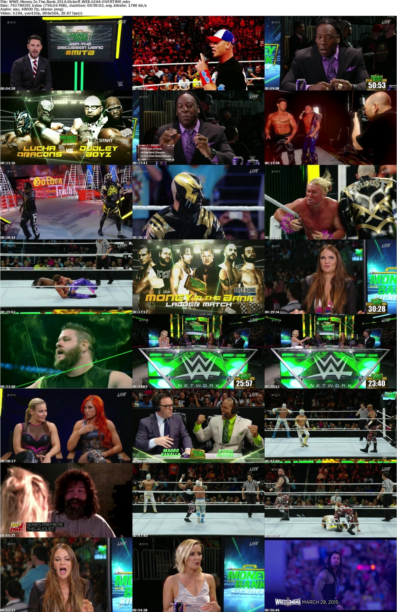 WWE Money In The Bank 2016 Kickoff WEB h264-OVERTiME