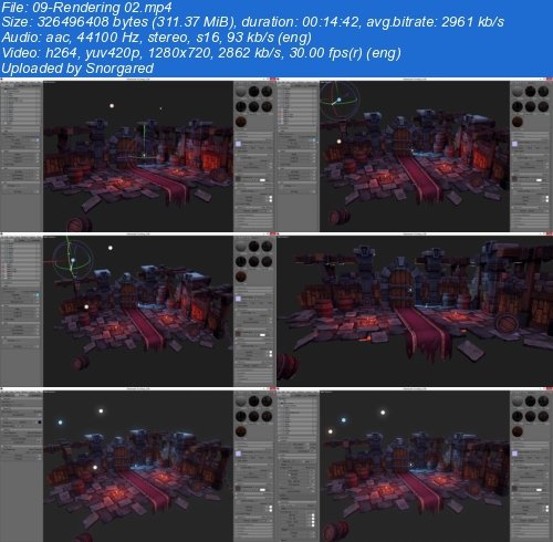 3DMotive - Stylized Dungeon In Maya Volume 4