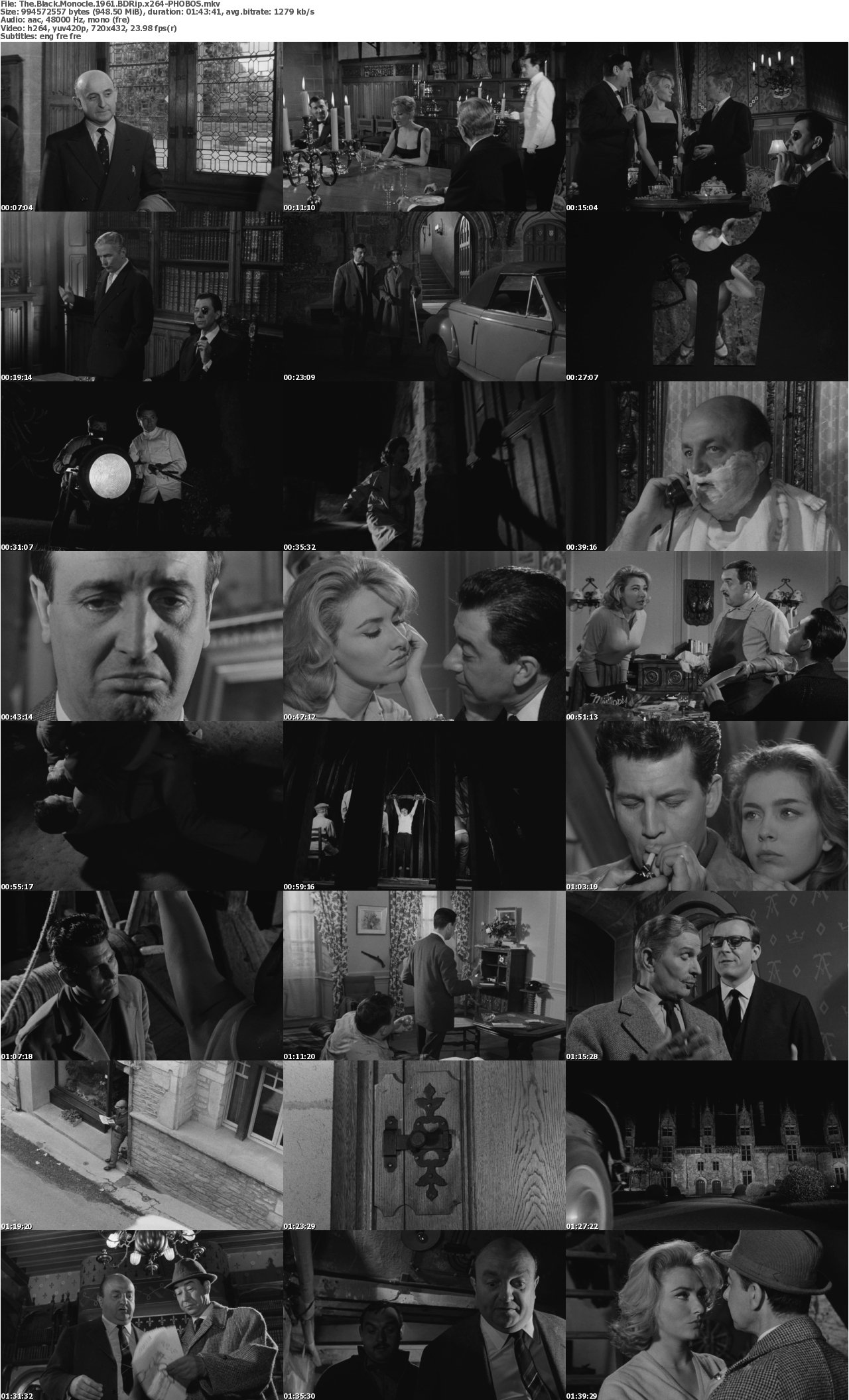 The Black Monocle 1961 BDRip x264-PHOBOS