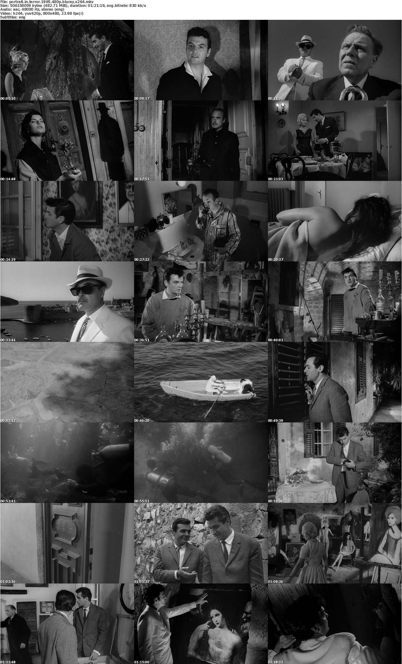 Portrait in Terror 1965 480p BluRay x264