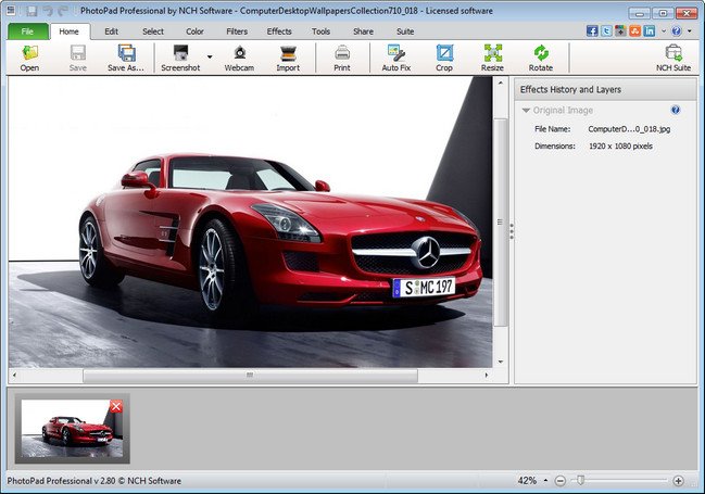 NCH PhotoPad Image Editor 11.47 free instal