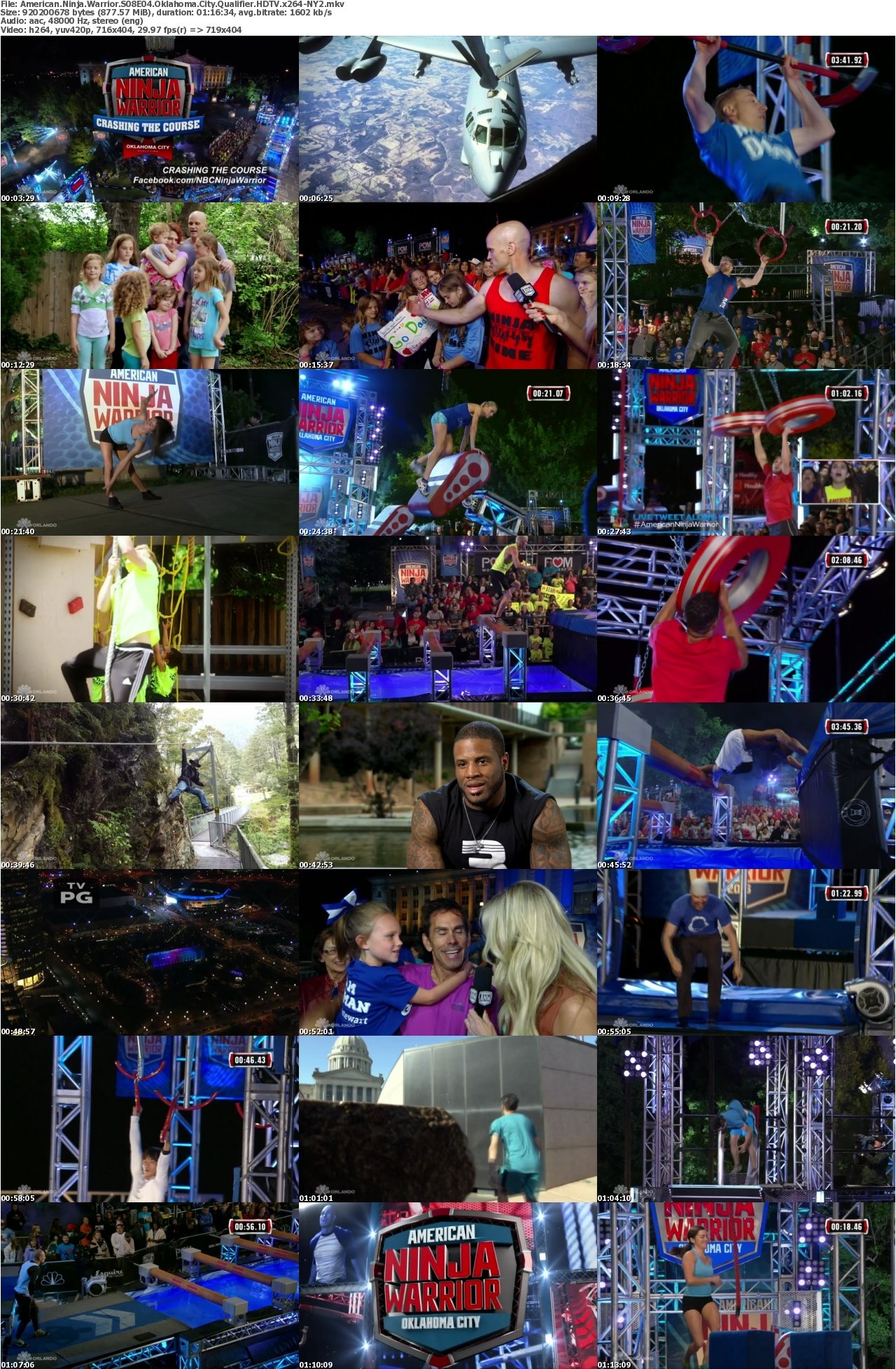 American Ninja Warrior S08E04 Oklahoma City Qualifier HDTV x264-NY2