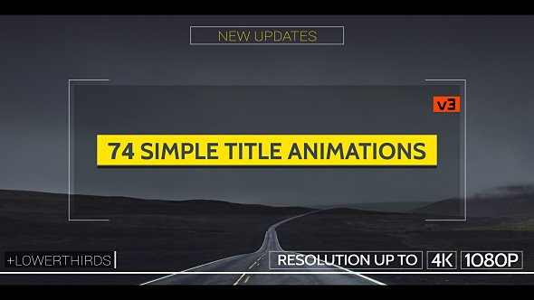 Simple Titles - v3 - Project for After Effects (Videohive)