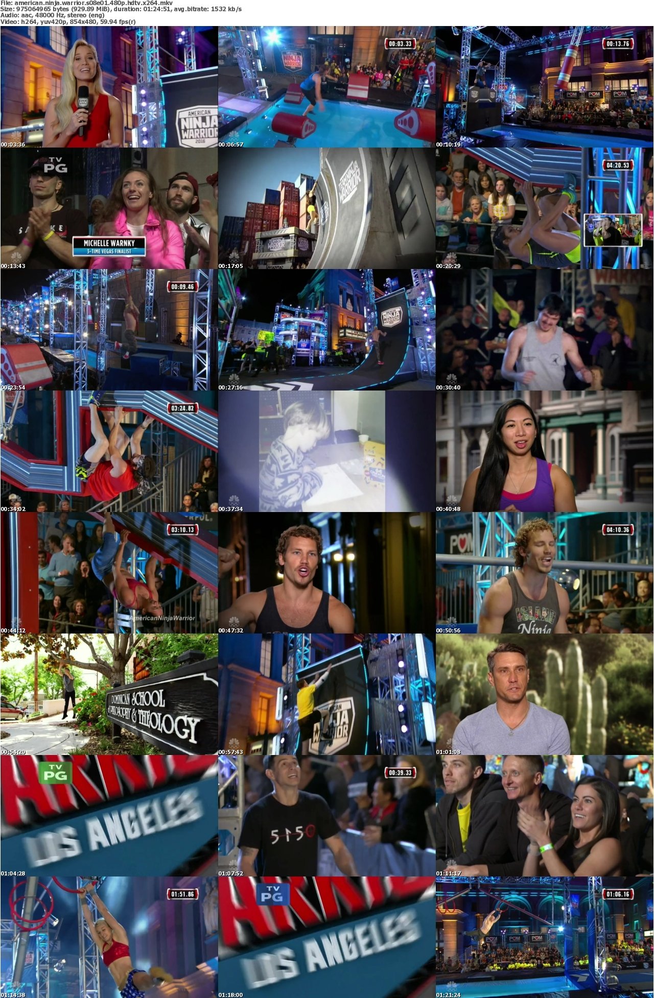 American Ninja Warrior S08E01 480p HDTV x264