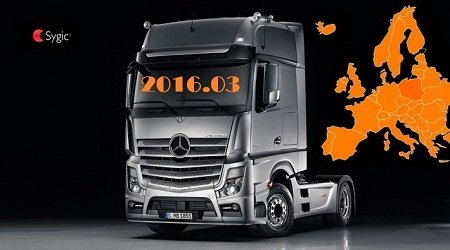Sygic Truck HERE EUROPE MAPS 2016.03 ANDROID 
