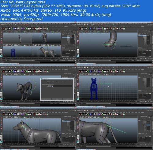 3DMotive - Quadruped Rigging in Maya Volume 1