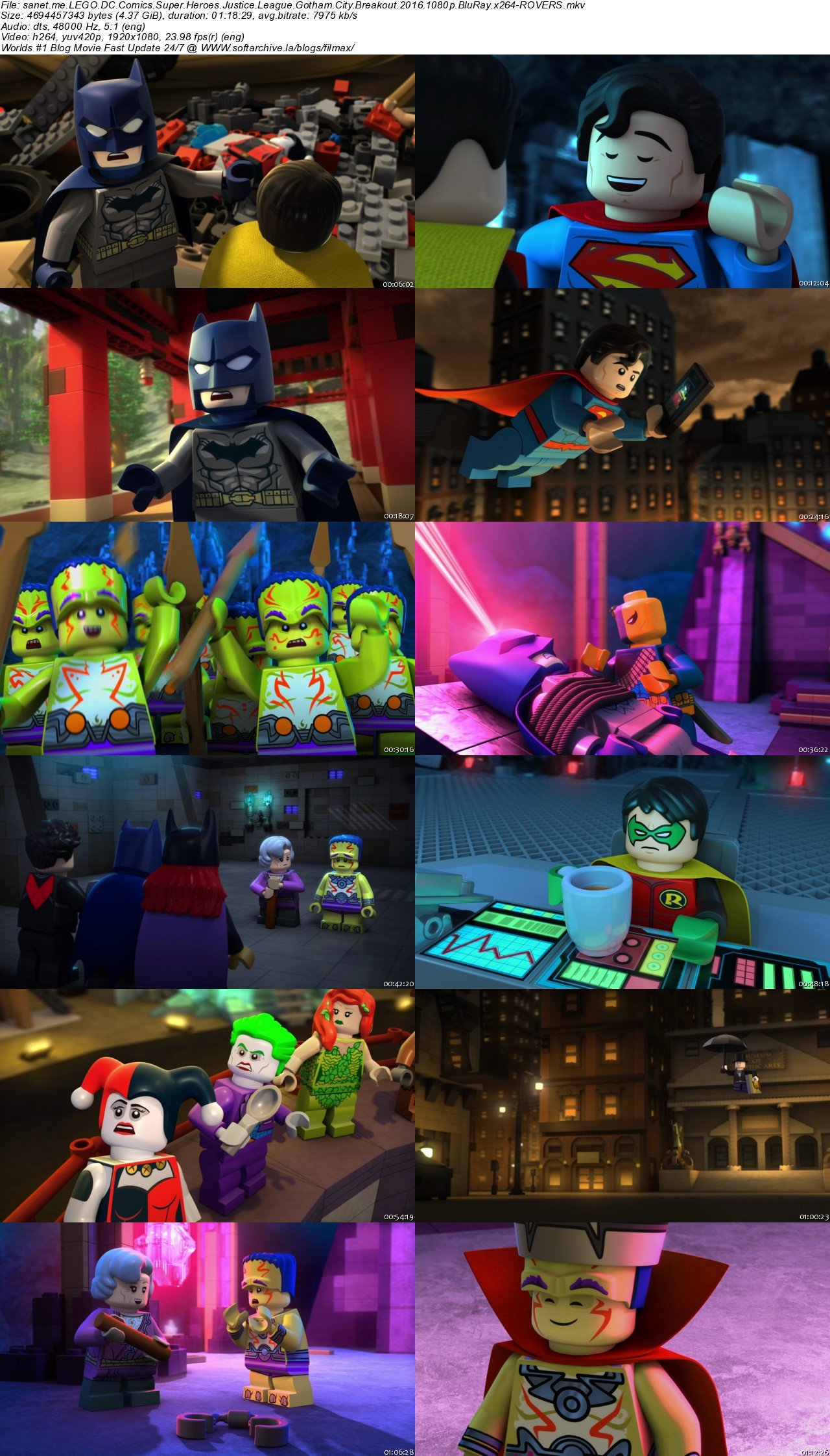 LEGO DC Comics Super Heroes Justice League Gotham City Breakout 2016