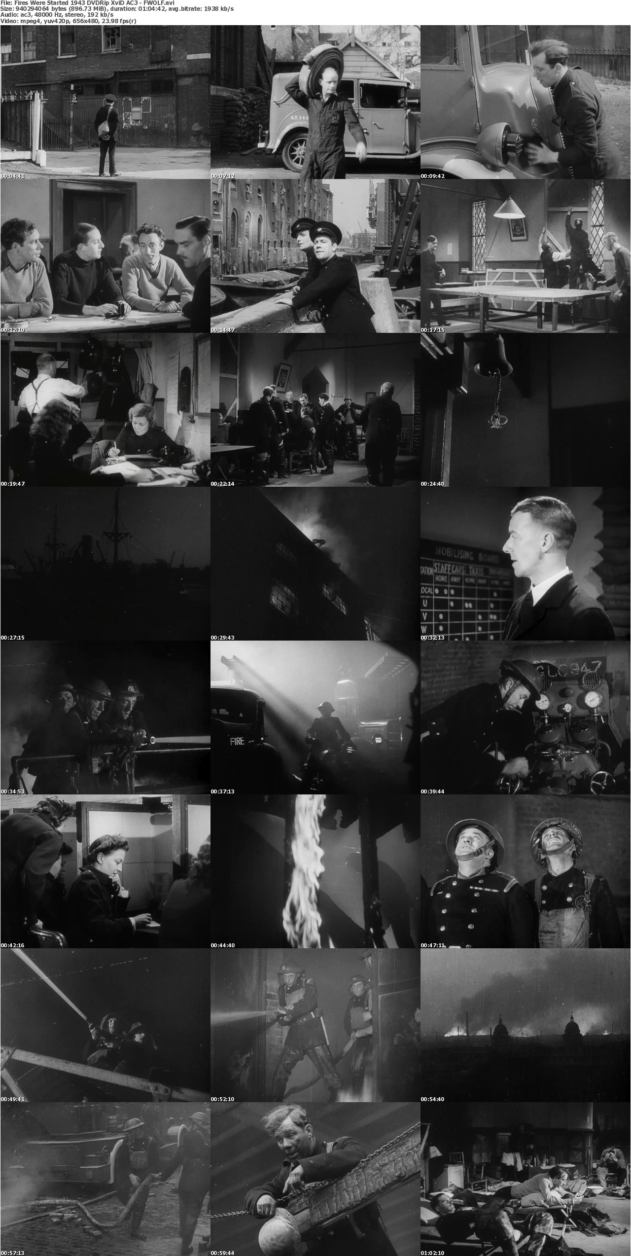 Fires Were Started 1943 DVDRip XviD AC3 - FWOLF