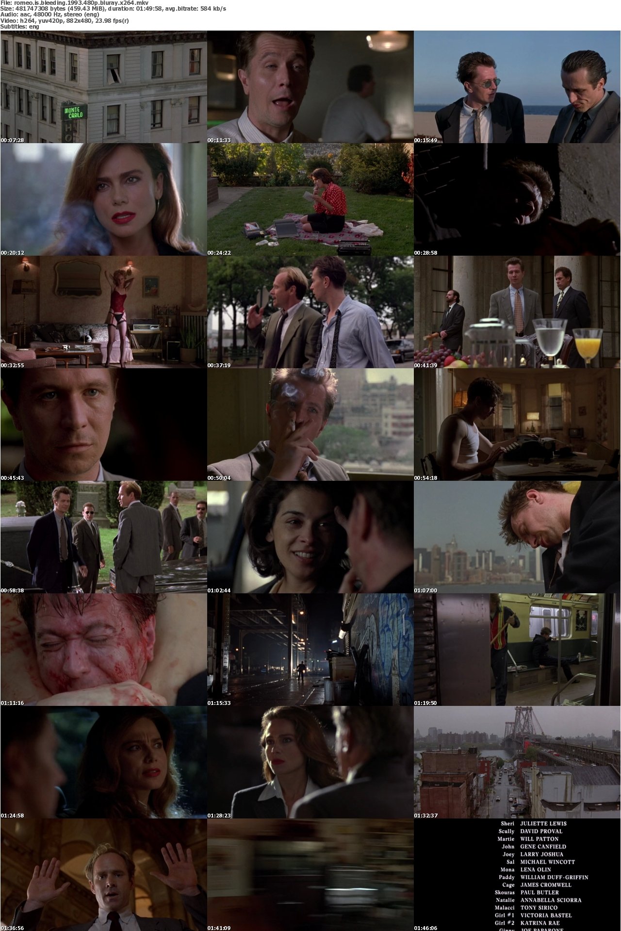 Romeo Is Bleeding 1993 480p BluRay x264