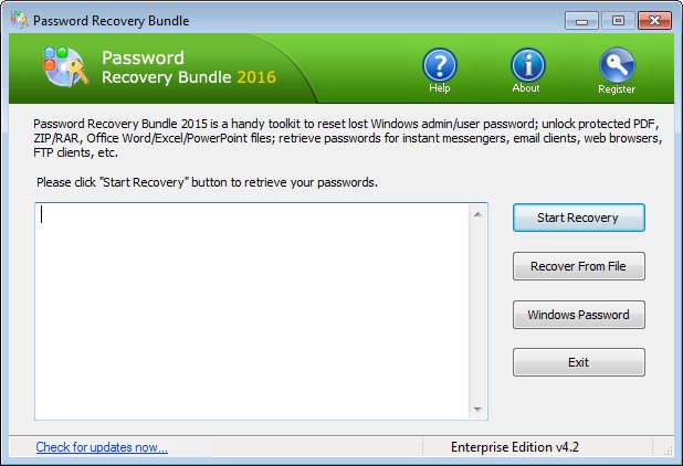 Password Recovery Bundle 2016 Enterprise Edition 4.2 Portable