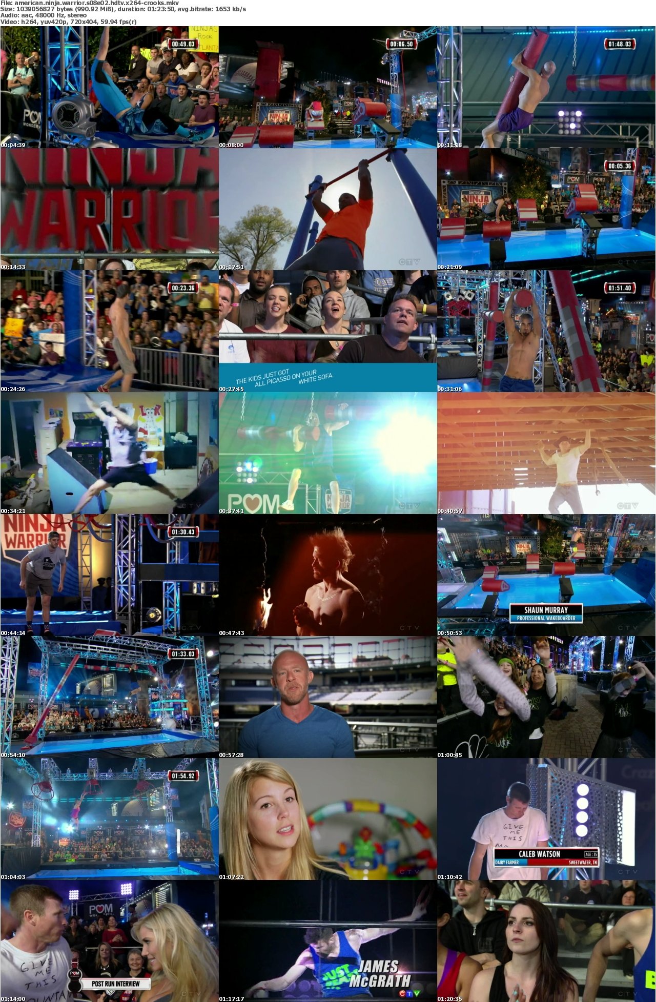 American Ninja Warrior S08E02 HDTV x264-CROOKS