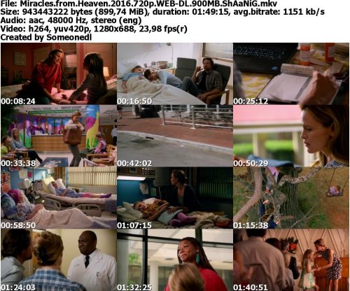 Miracles from Heaven 2016 720p WEB-DL 900MB ShAaNiG