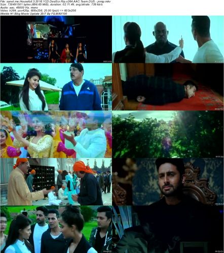 Housefull 3 2016 1CD DesiScr Rip x264 AAC Team DUS jnmjy