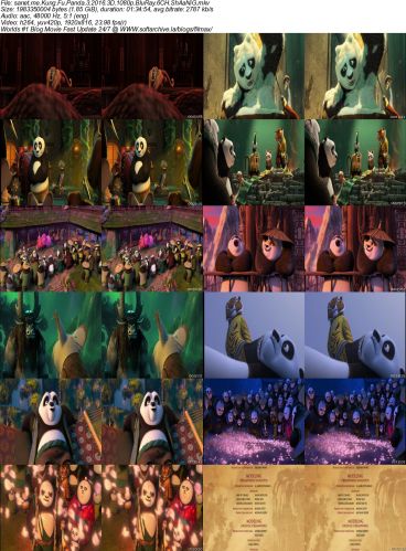 Kung Fu Panda 3 2016 3D 1080p BluRay 6CH ShAaNiG