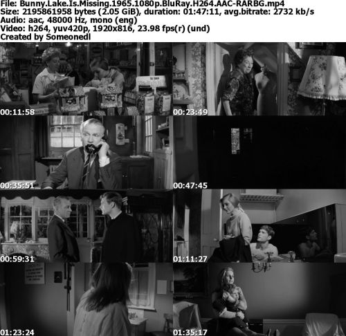Bunny Lake Is Missing 1965 1080p BluRay H264 AAC-RARBG