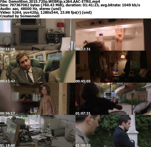 Demolition 2015 720p WEBRip x264 AAC-ETRG