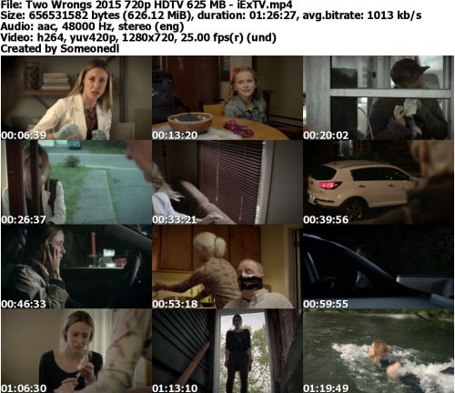 Two Wrongs 2015 720p HDTV 625 MB - iExTV